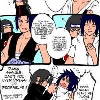 Itachi is a caring brother